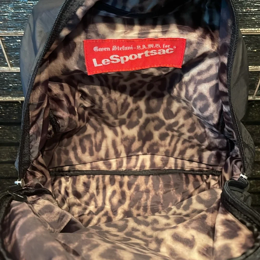 L.A.M.B. Black Rasta Backpack LeSportsac Gwen Stefani No Doubt Y2K Grail Bag